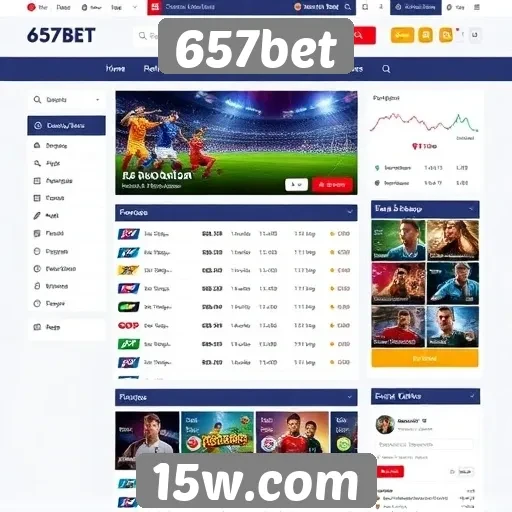 Análise da interface do usuário do site 657bet